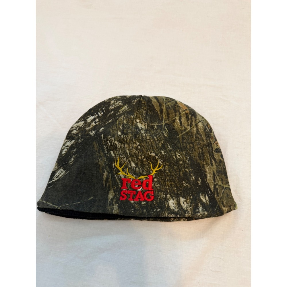 HitWear Red Stag Camo Beanie Hat Mens Hunting Camouflage Knit Cap